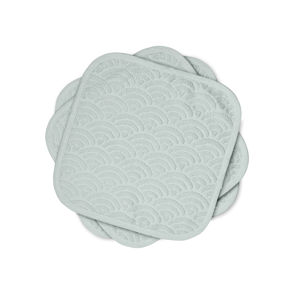 Cam Cam Waschlappen „Classic Grey“, 30x30cm, 3er-Set, GOTS