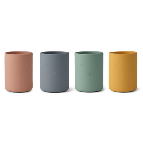 Liewood Ethan Becher „Rabbit multi mix“ aus Silikon, 4er-Set 06