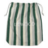 Liewood Stoffbeutel Stripe Garden green sandy dove blue Big (61x52cm) Geschenkverpackung