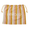 Liewood Stoffbeutel Stripe Peach sandy yellow mellow M (48x42cm) Geschenkverpackung