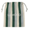 Liewood Stoffbeutel Stripe Peach sandy yellow mellow S (38x31cm) Geschenkverpackung
