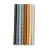 Liewood Zoe Strohhalme „Blue multi mix“ aus Silikon, 8er-Set