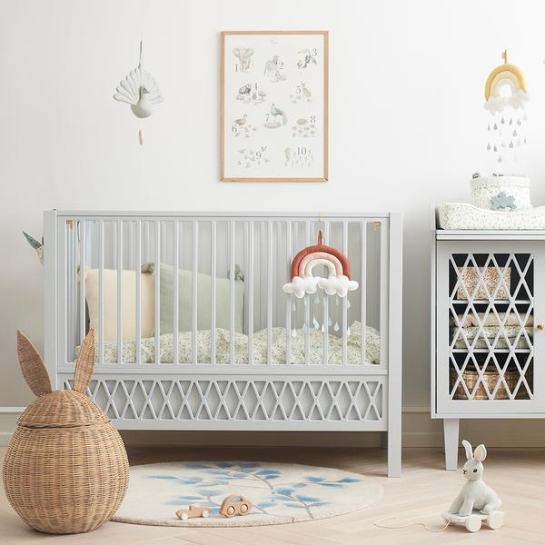 Cam Cam Babybett Harlekin „Classic Grey“ 02