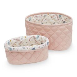 Cam Cam Gesteppte Aufbewahrungskörbe „Blossom Pink“