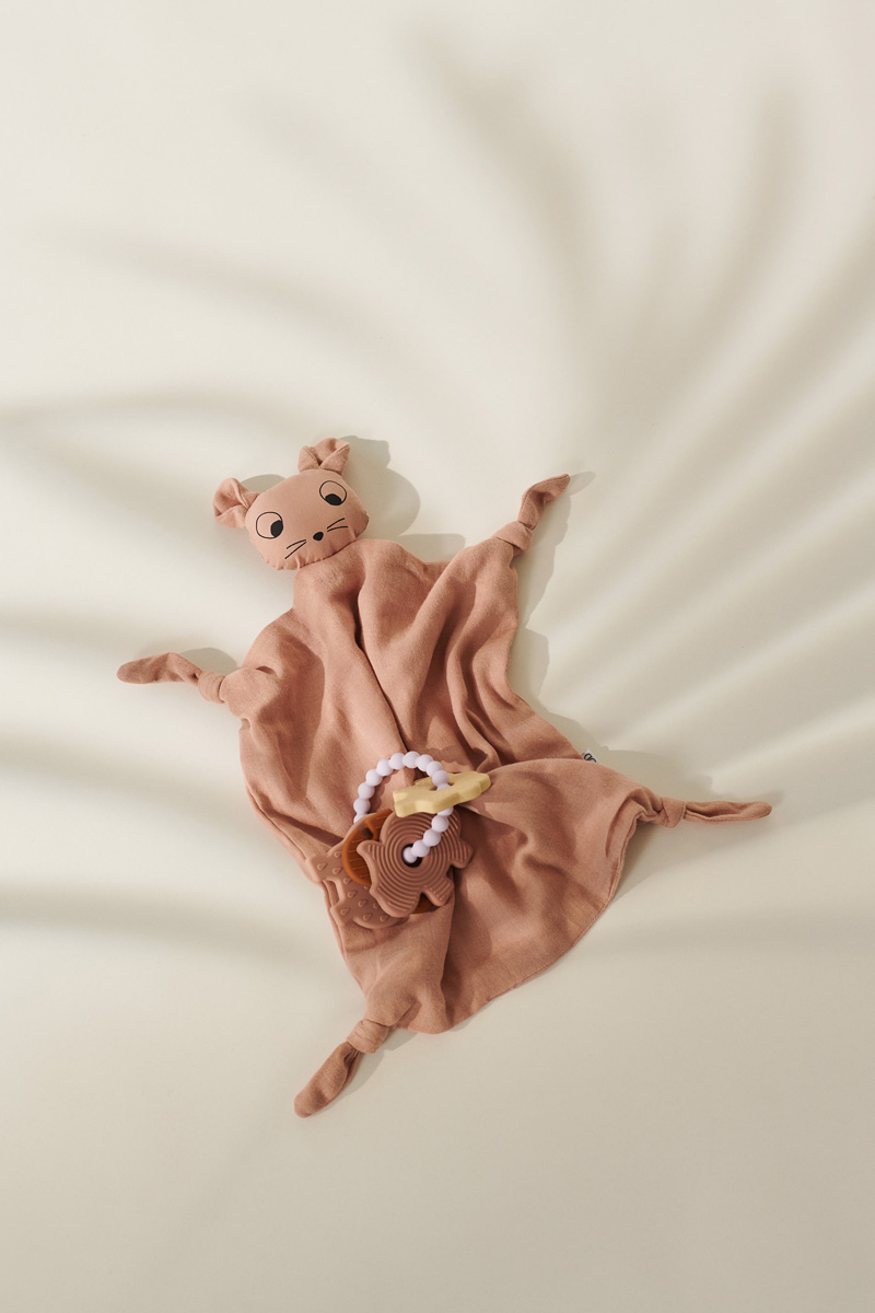 Liewood Agnete Kuscheltuch „Mouse pale tuscany“ 02