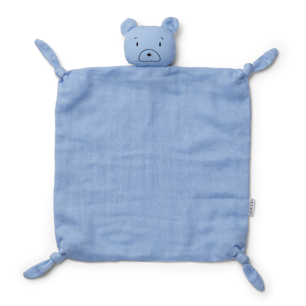 Liewood Agnete Kuscheltuch „Mr. Bear sky blue“