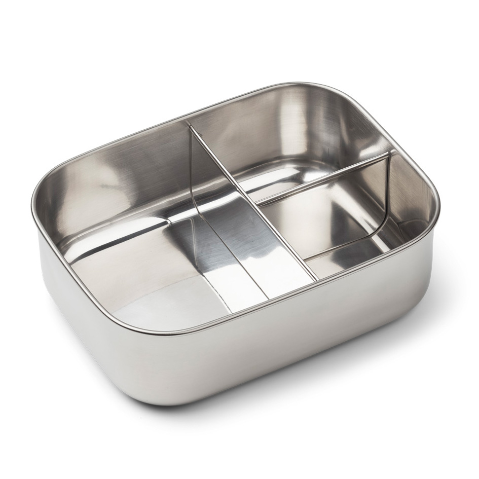 DELISTED Liewood Arthur Lunchbox „Mr. Bear sea blue“, Edelstahl mit Silikon-Deckel – Bild 2