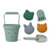 Liewood Dante Strand-Set „Rabbit peppermint multi mix“