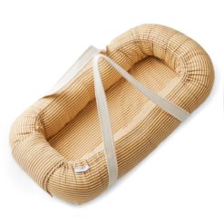 Liewood Gro Babylift : Babynest „Mustard : white“ 01