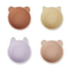 Liewood Iggy Schalen „Light lavender multi mix“, Silikon, 4er-Set 01