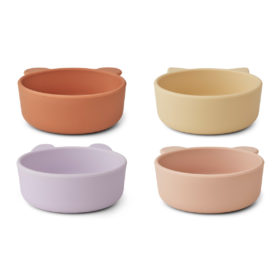 Liewood Iggy Schalen „Light lavender multi mix“, Silikon, 4er-Set 02