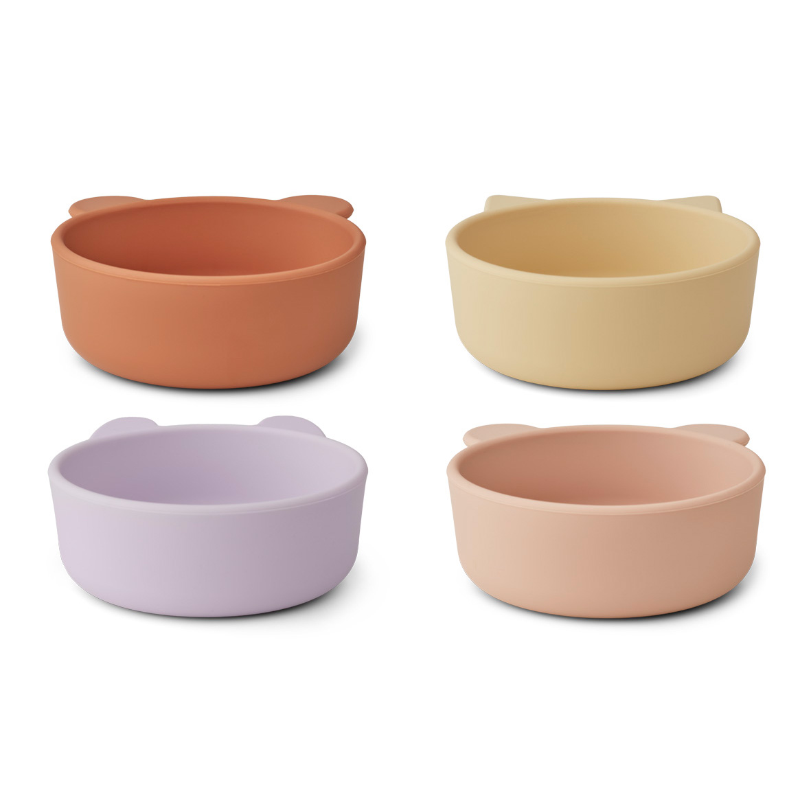 Liewood Iggy Schalen „Light lavender multi mix“, Silikon, 4er-Set 02