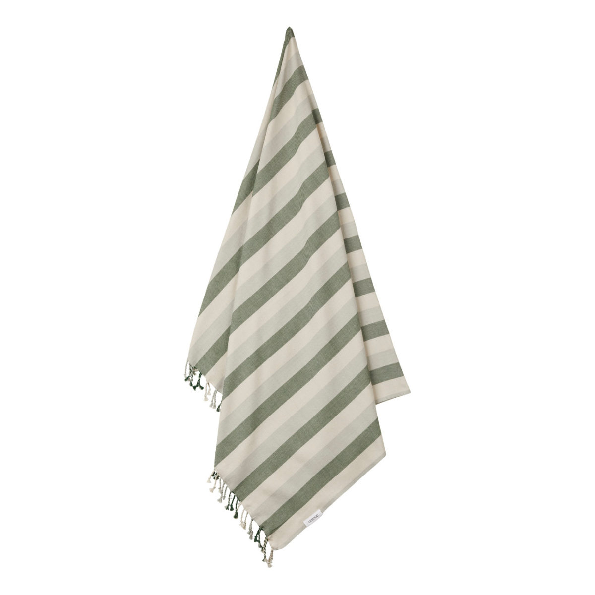 Liewood Mona Hammam-Strandtuch „Garden green : sandy : dove blue“, 100x160cm 02