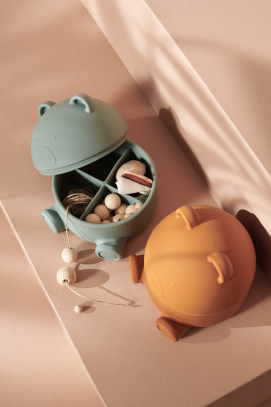 Liewood Murphy Schmuckbox mit Deckel „Mr. Bear peppermint“