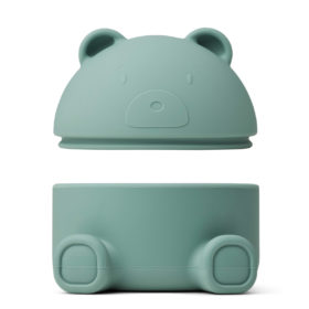 Liewood Murphy Schmuckbox mit Deckel „Mr. Bear peppermint“, Silikon, 14cm 03