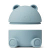 Liewood Murphy Schmuckbox mit Deckel „Mr. Bear sea blue“, Silikon, 14cm 03