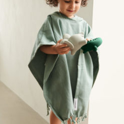 Liewood Otis Badeponcho „Rabbit peppermint“ 02
