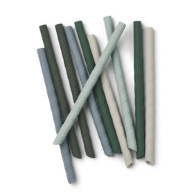 Liewood Timoti Strohhalme „Green multi mix“ aus Silikon 03