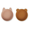 Liewood Vanessa Snackschale „Dark rose : mustard mix“ 01