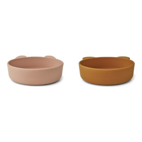 Liewood Vanessa Snackschale „Dark rose : mustard mix“ 02
