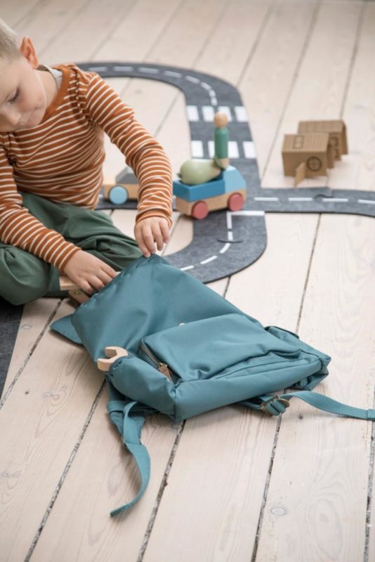 Sebra Mini Rucksack, spruce green, recycelt 03