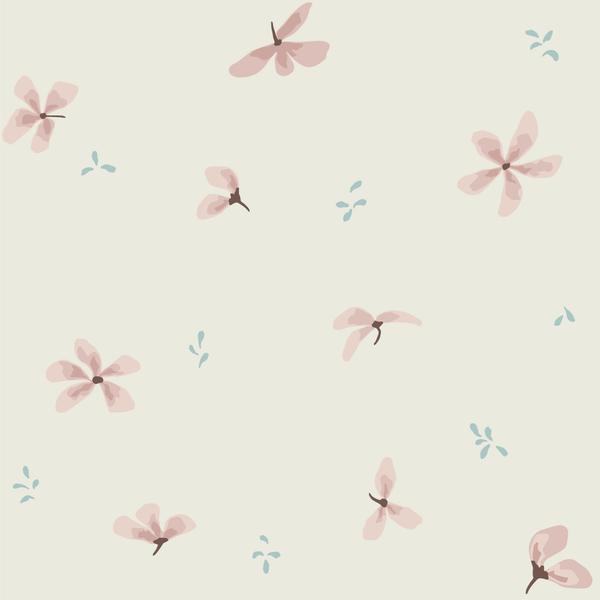 Cam Cam Steppdecke „Windflower Creme“ 05
