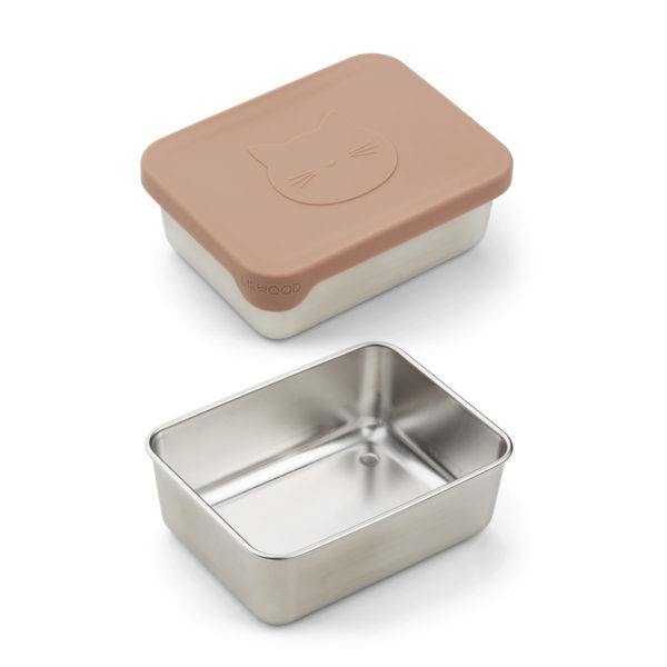 Liewood Ako Snackbox „Cat dark rose“ 02