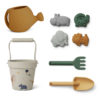 Liewood Florence Strand- und Garten-Set „Safari sandy multi mix“