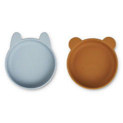 Liewood Vanessa Snackschale „Sea blue mustard mix“ 01