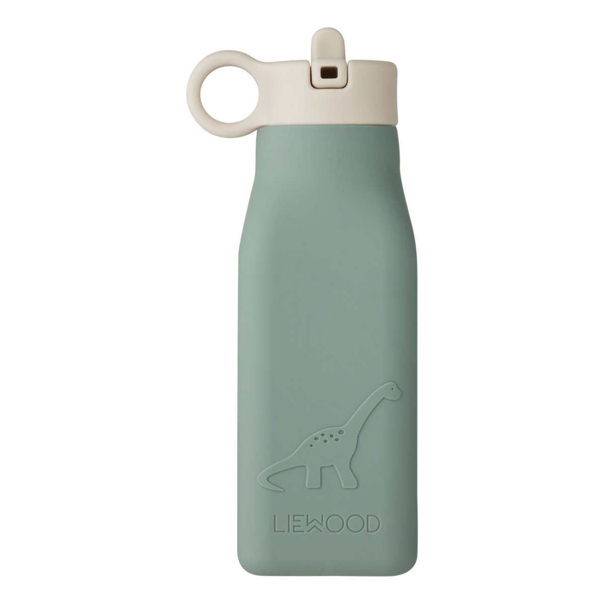 Liewood Warren Trinkflasche „Dino peppermint“, Silikon, 350ml 01