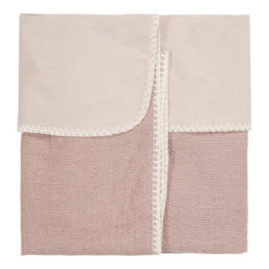 koeka Babydecke Cairo, Flanell, plum, 75x100cm 02