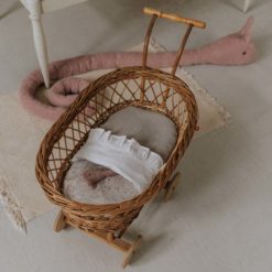 koeka Babydecke Cairo, Flanell, plum, 75x100cm 03