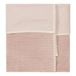 koeka Babydecke Vik, Flanell, grey pink, 75x100cm 02