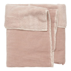 koeka Babydecke Vik, Plüsch, grey pink, 75x100cm 02