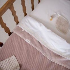 koeka Babydecke Vik, Plüsch, grey pink, 75x100cm 04