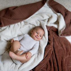 koeka Babydecke Vik, Plüsch, hazel, 75x100cm 05