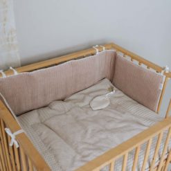 koeka Bettnestchen Vik, grey pink, Laufstall- : Bettumrandung,180x30cm Mood