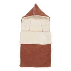 koeka Fußsack Vik Plüsch, hazel, 3:5 Punkte 01