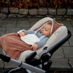 koeka Fußsack Vik Plüsch, hazel, 3:5 Punkte 03