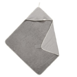 koeka Kapuzenhandtuch : Wickeltuch Cairo, steel grey, 100x100cm 01