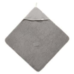 koeka Kapuzenhandtuch : Wickeltuch Cairo, steel grey, 100x100cm 02