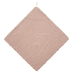 koeka Kapuzenhandtuch : Wickeltuch Vik, Stretch Frottee, grey pink, 100x100cm 04