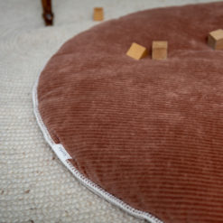koeka Krabbeldecke Vik „hazel : sand“, rund, 90cm 06
