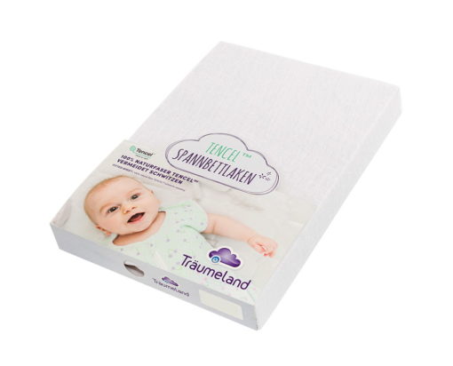Träumeland Spannbetttuch TENCEL 60x120cm / 70x140cm, diverse Farben
