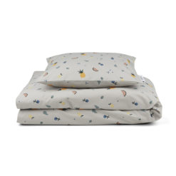 Liewood Baby-Bettwäsche Carmen „Fruit dove blue“, 100x70cm : 45x40cm 01