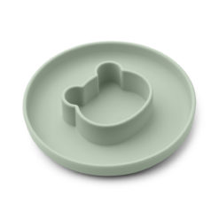 Liewood Gordon 2-in-1 Kinderteller mit Schalen „Mr. Bear mint mix“ 03