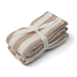 Liewood Leah Mulltuch „Pale tuscany : creme“, Musselin, 2er-Set, 60x60cm