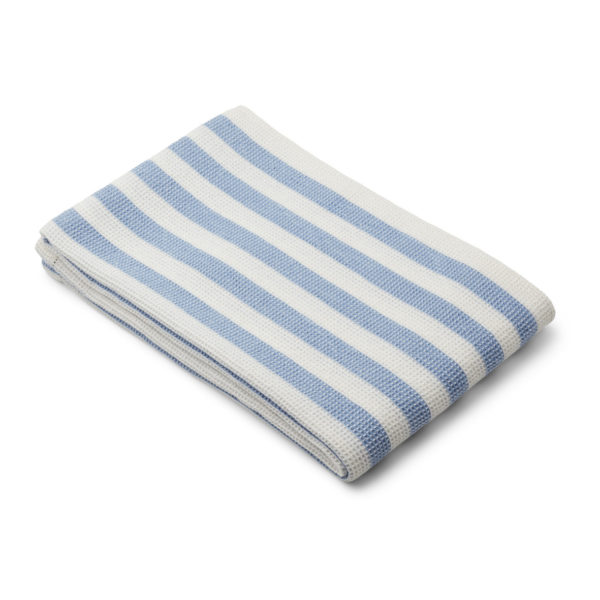 Liewood Macy Strandtuch „Sky blue : creme“, 100x160cm 01