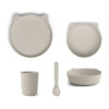 Liewood Paul Kindergeschirr-Set aus PLA „Cat sandy“ 01