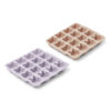 Liewood Sonny Eiswürfelformen „Light lavender rose mix“, 2er-Set, Silikon 01